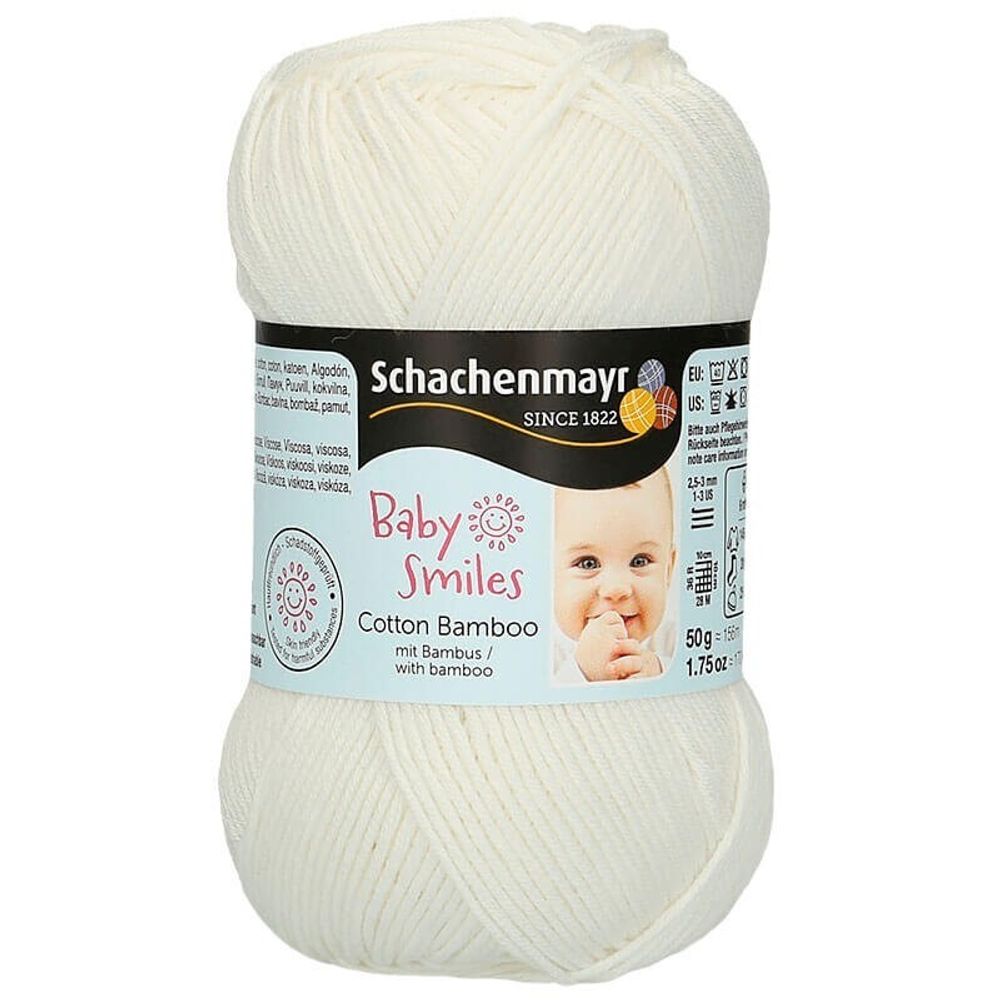 Пряжа Schachenmayr Cotton Bamboo (1002)