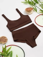 купальник раздельный спортивный с шортами и топом