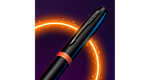 Шариковая ручка Parker IM Vibrant Rings Flame Orange, стержень: Mblue, в подарочной упаковке.