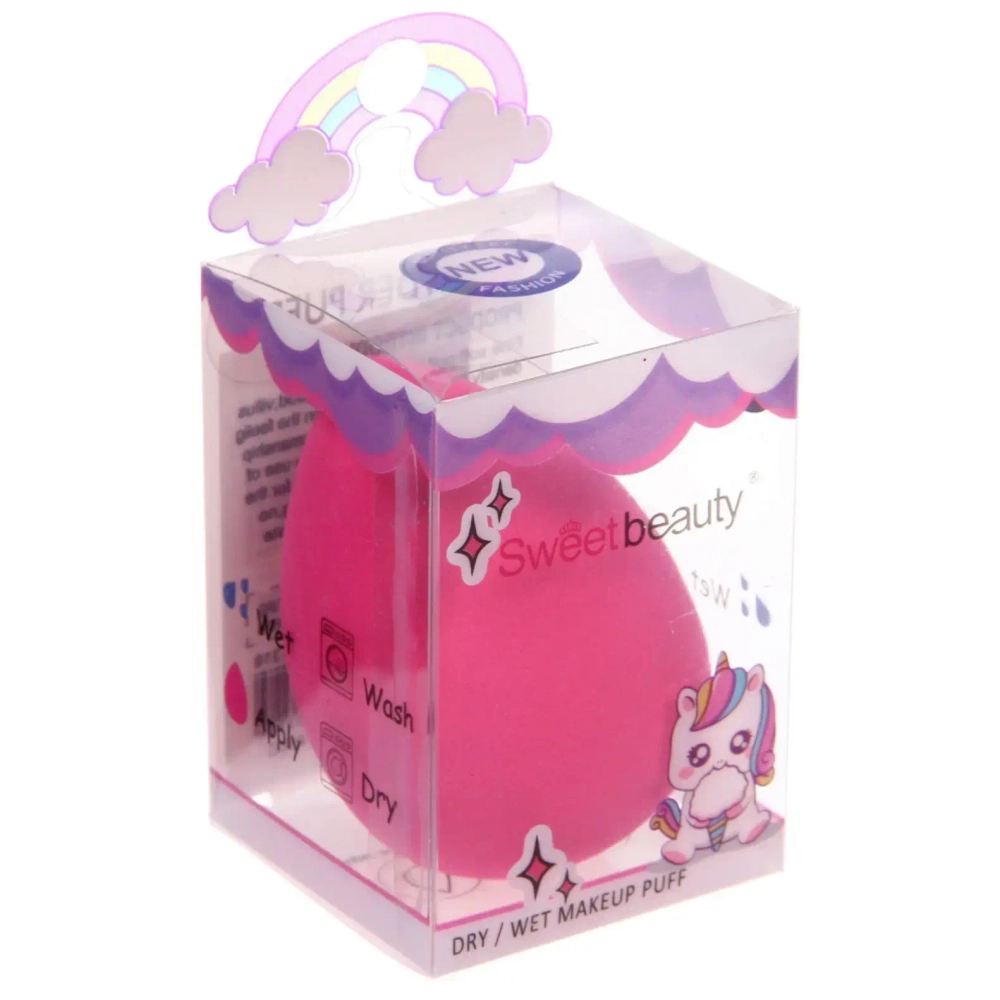 Спонж для макияжа «PALVI», цвет фуксия, 4,3*6.3см