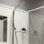 Душевая кабина Niagara Standart ST100/15Q/BK 100х100 стекло прозрачное/профиль белый