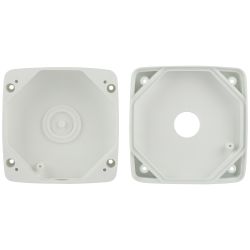 Коробка монтажная ЭРА KOR-MV-140-140-66-W-56 для камер видеонаблюдения белая 140х140х66мм IP56 | Коробки монтажные для камер видеонаблюдения