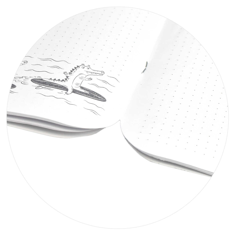 Тетрадь 40л арт. 64824/ЗАЙКА И СЛАДКАЯ ВАТА /180х255 мм, фигурная вырубка, мягкий переплёт (2 скобы). вн.блок - белый офсет, точка. Обложка - мелованный картон 190 г/м²,