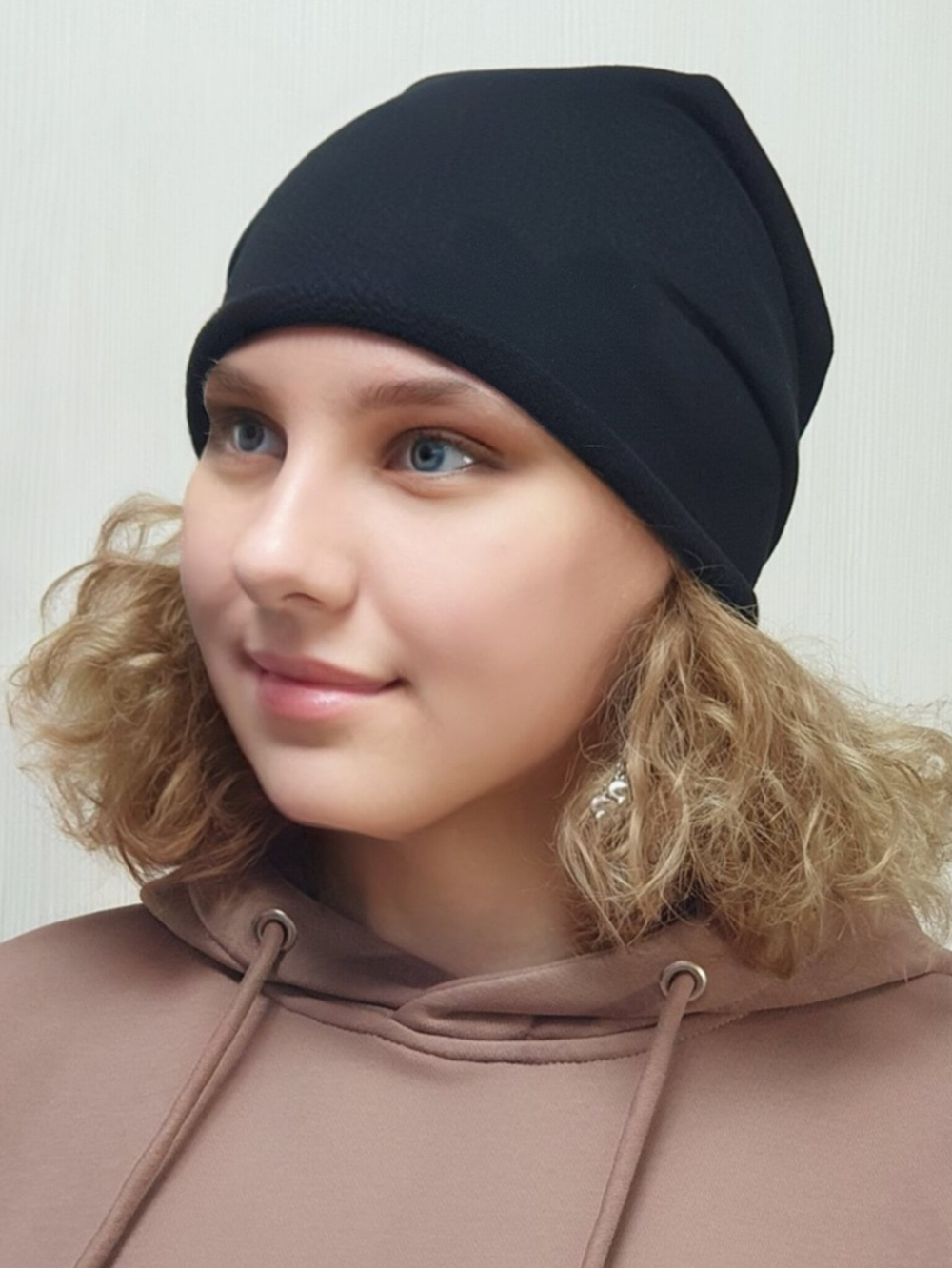 Шапка ДЖЕК хлопковая утепленная с валиком