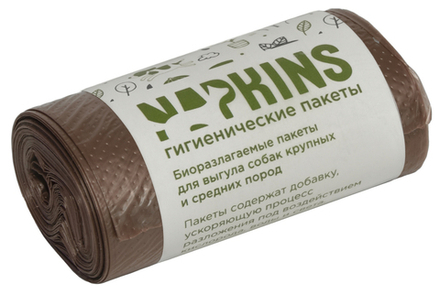 БИО-пакеты NAPKINS для выгула собак крупных пород, 20 шт