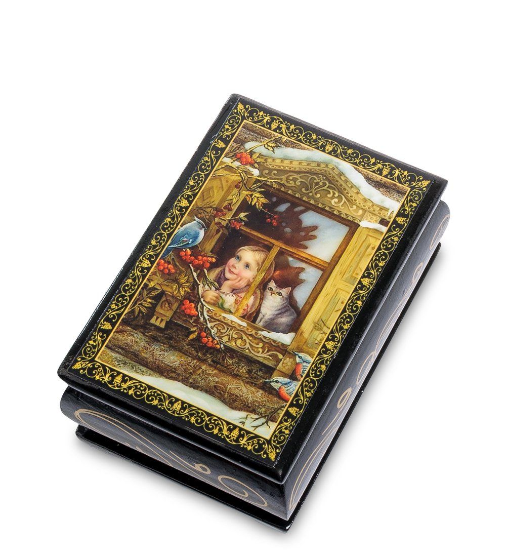 ШК-11/ 1-E Шкатулка в технике декупаж (6х9х4)