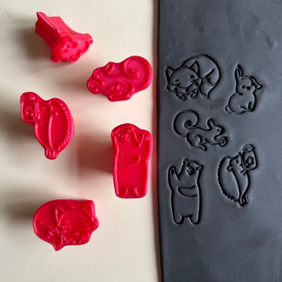 Набор штампов "Лесные животные"