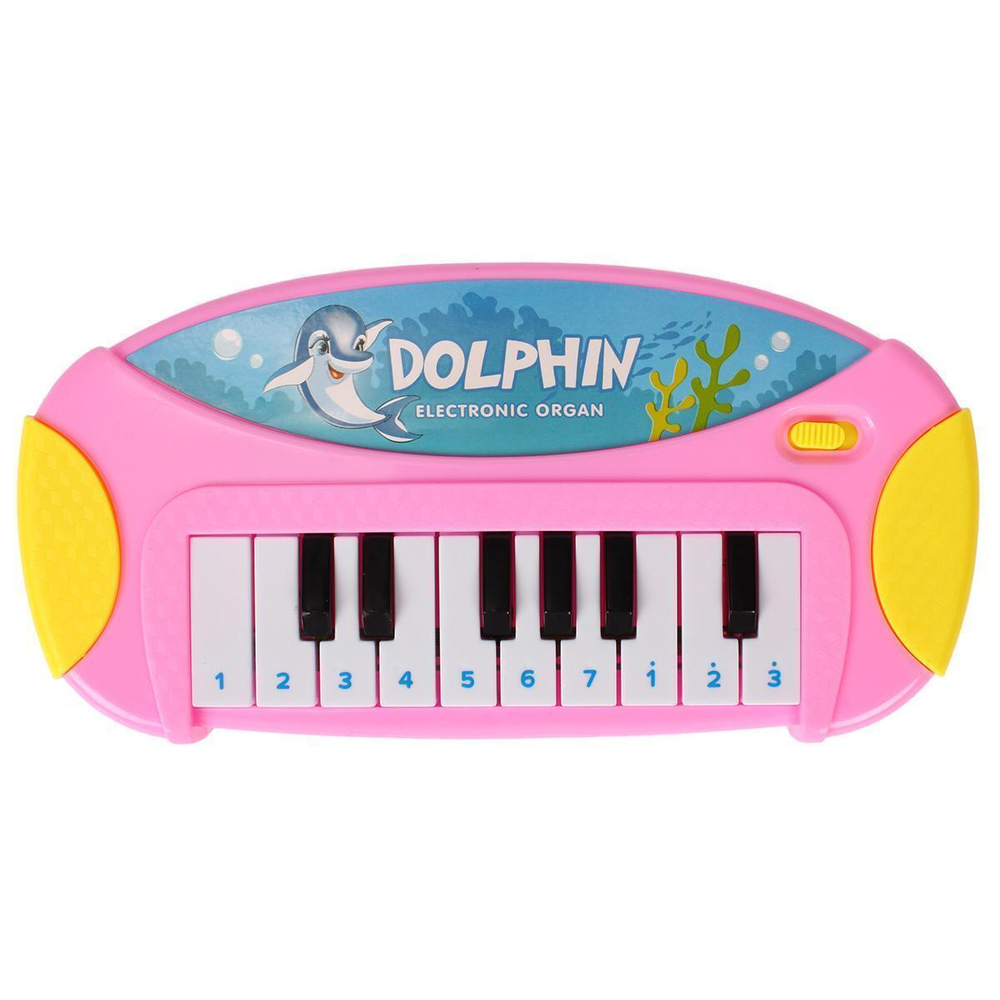 Пианино 22см, желтый, пакет 21-13