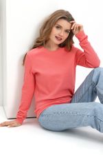 Джемпер женский Лонг-3 Виотекс КОРАЛЛОВЫЙ