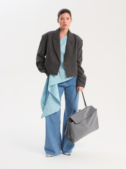 Топ фактурный на 1 плечо