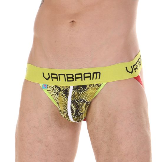 Мужские джоки желтые со змеиным принтом Van Baam VB45154