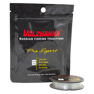 Леска Монофильная Volzhanka Pro Sport 50м 0.086мм 0.72кг Прозрачная PST-0086