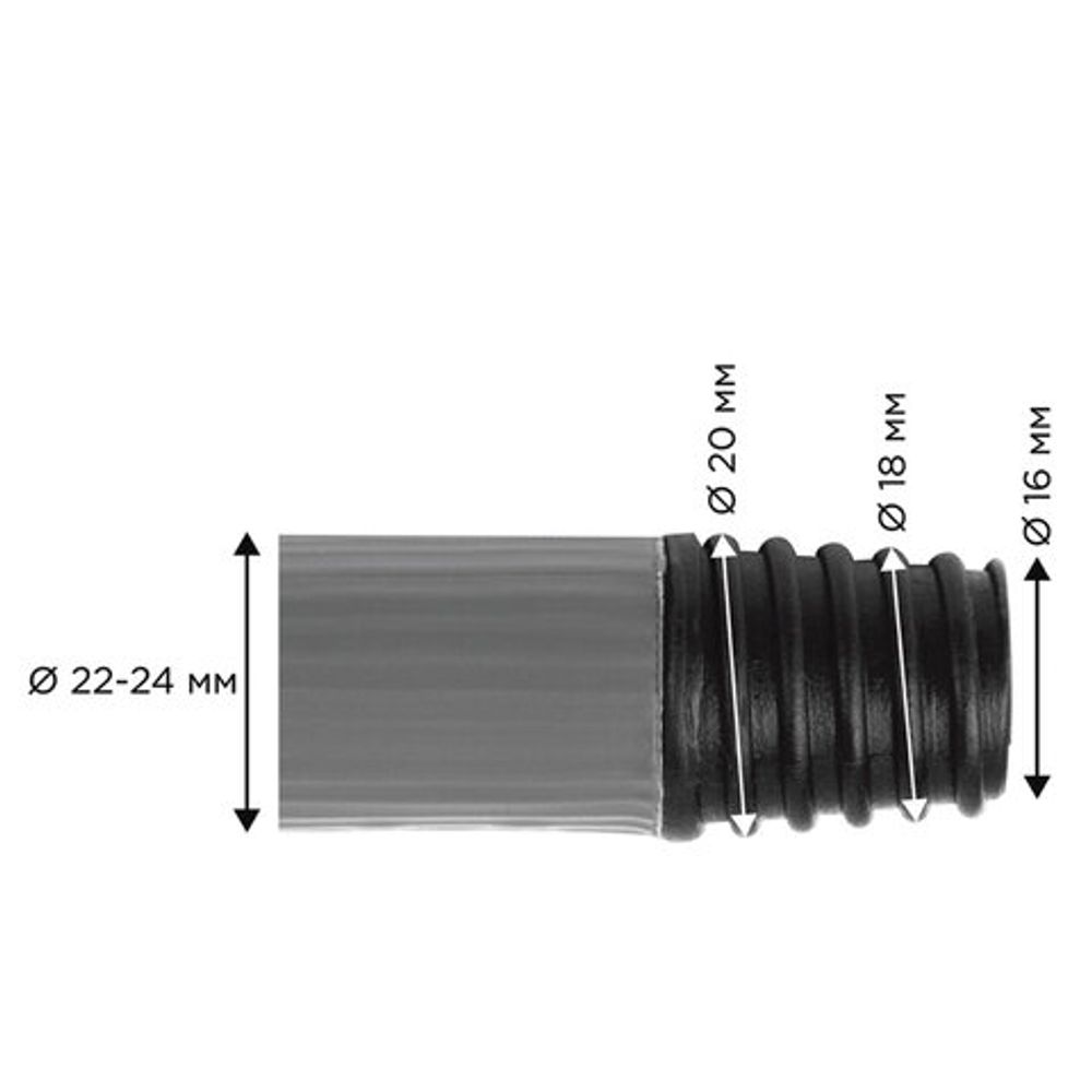 Черенок рукоятка для инвентаря 110 см, еврорезьба, металлопластик 0,25 мм, зеленый, BOOMHOUSE (БУМХАУС) ECONOMY, 702230