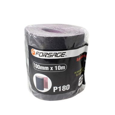 Бумага наждачная на тканевой основе 100ммх10м в рулоне (P180) Forsage F-FB4180C