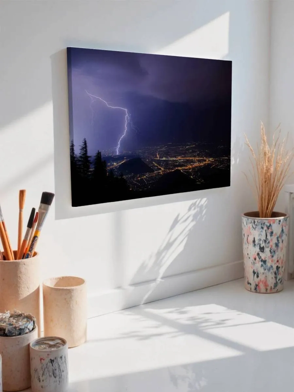 Картина на стену 40 X 50 Молния