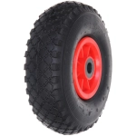 Колесо к тачке 10» 3,00-4 (ось 20мм) пневмо