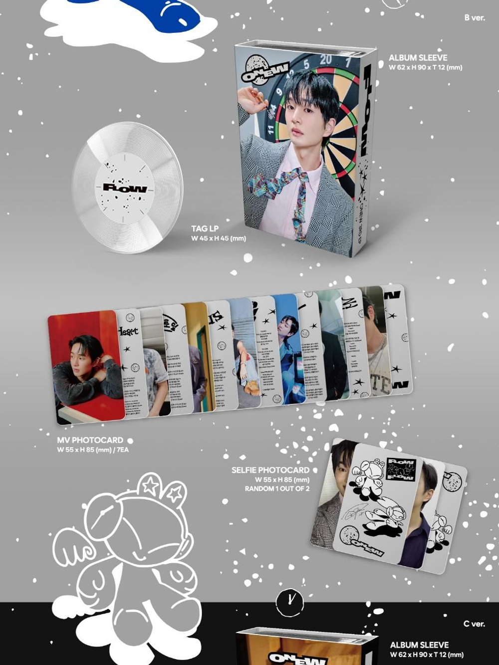 Альбом ONEW - FLOW 3rd Mini Album NEMO RANDOM Version