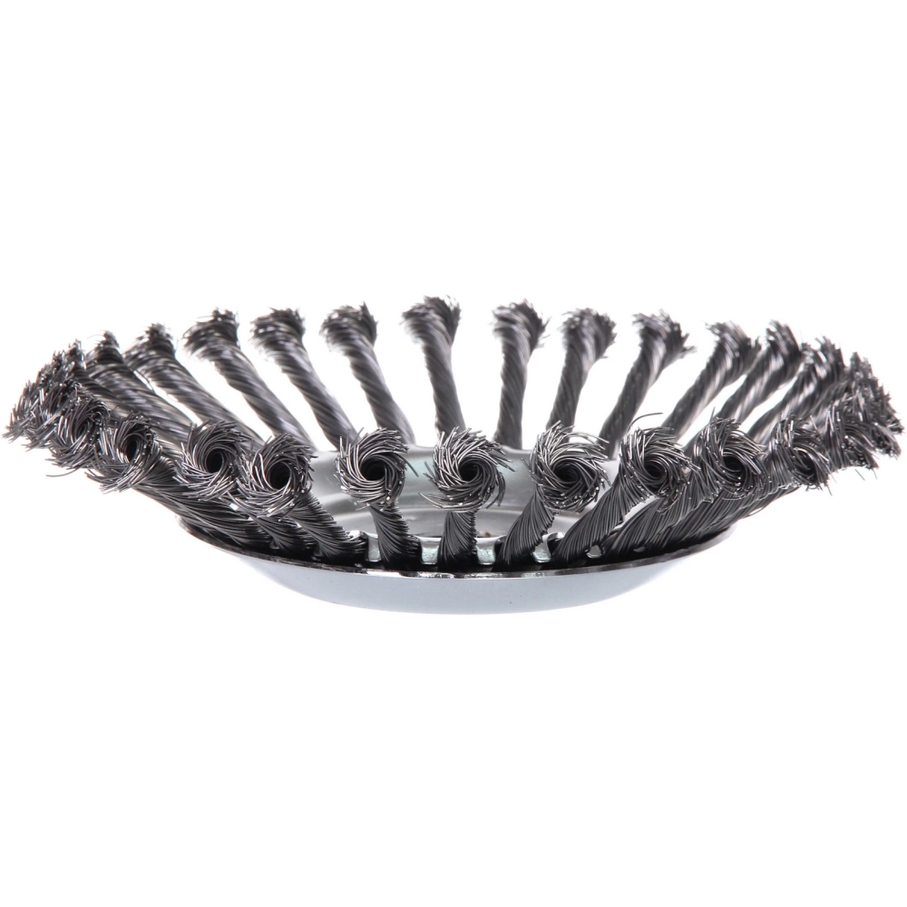 Щетка круглая для триммера из стальной проволоки диаметр 200мм, посадочное 25.4мм