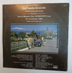 Винтажная виниловая пластинка LP Benko Dixieland Band La Fiesta Grande (Венгрия 1986)