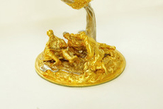 Бокал «Охотники на привале»