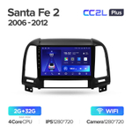 Teyes CC2L Plus 9" для Hyundai Santa Fe 2006-2012