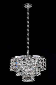 Подвесная люстра 9*Е14 LE3003/600 CH хром Cristal Leon