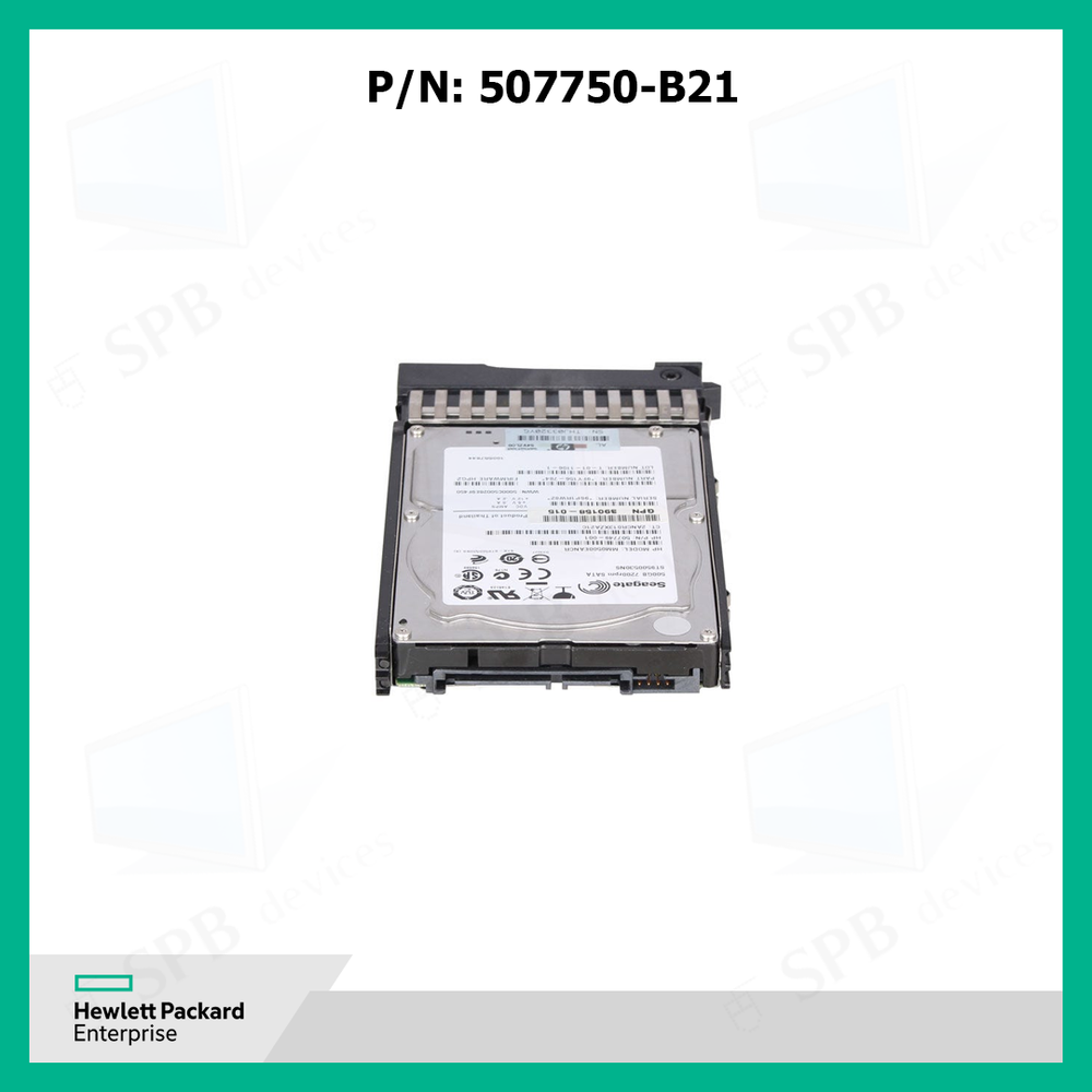 Жёсткий диск HP 507750-B21 500GB 3G SATA 7.2K 2.5 SFF MDL HDD 508035-001, 507749-001