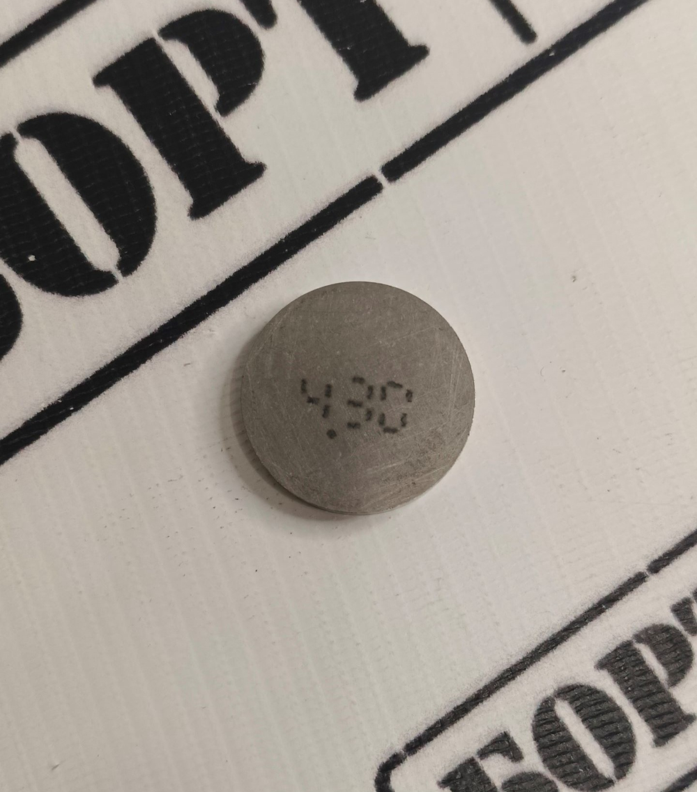 Шайба регулировки клапанов 4.30