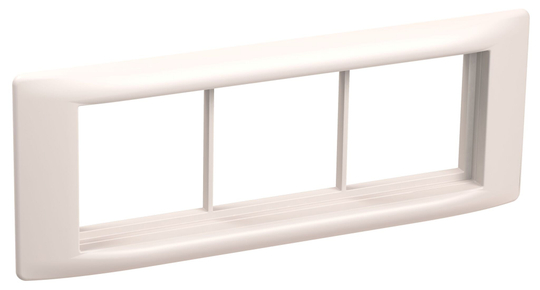 Рамка и суппорт для кабель-канала ПРАЙМЕР на 6 модулей 60мм белые IEK