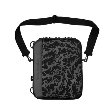 Сумка через плечо ТАЙНА черный/серый Roots