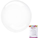 Шар (24"/60 см) Сфера 3D, Deco Bubble, Прозрачный
