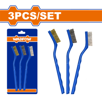 Набор абразивных щеток 175 мм 3 шт (12/120) WADFOW WBH3607