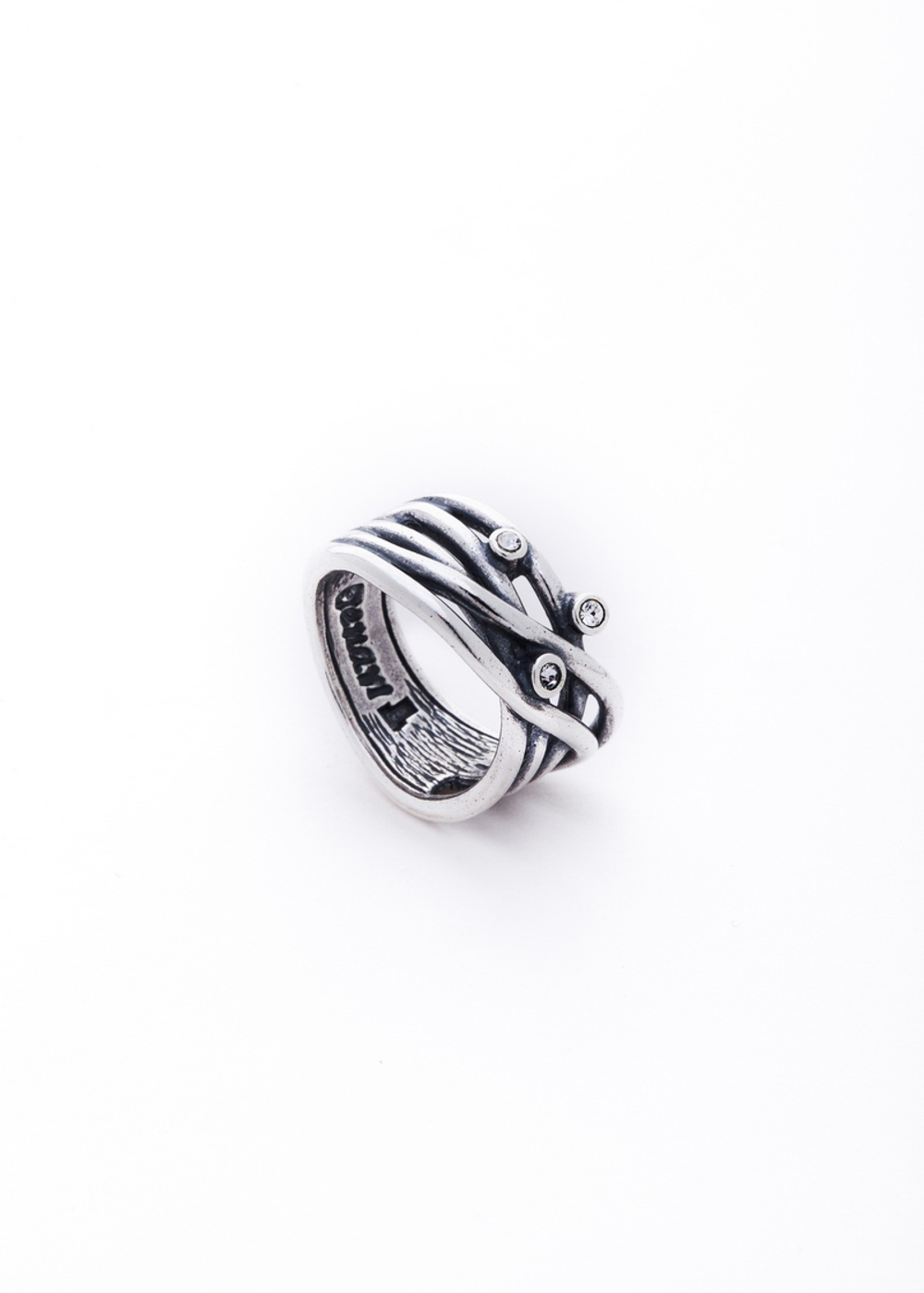 "Виланси" кольцо в серебряном покрытии из коллекции "Balance" от Jenavi