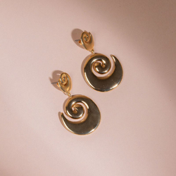 Серьги ORI TAO, Bagyo, тайфун, OT24.2-12-32024 (золотистый)