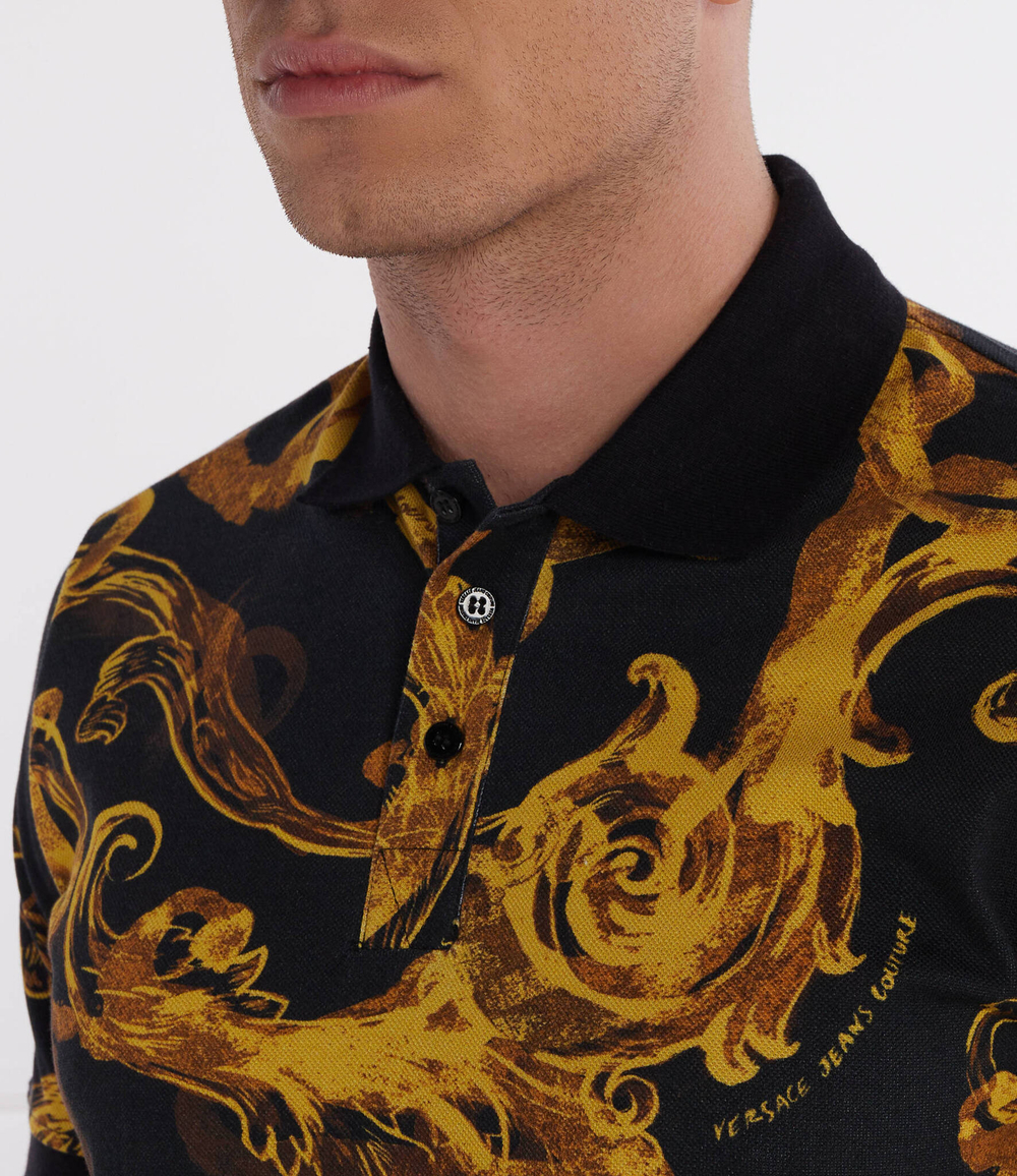 Поло Versace Jeans Couture - черный(76GAG6S0JS286)