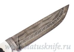 НОЖ ПИРАТЫ КАРИБСКОГО МОРЯ АВТОРСКАЯ РАБОТА СКРИМШОУ ИГОРЬ ГУЛИН БИВЕНЬ МАМОНТА ДАМАСКфотография - 6