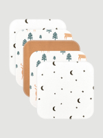 Набор платочков-слюнявчиков Mjölk Олени в лесу