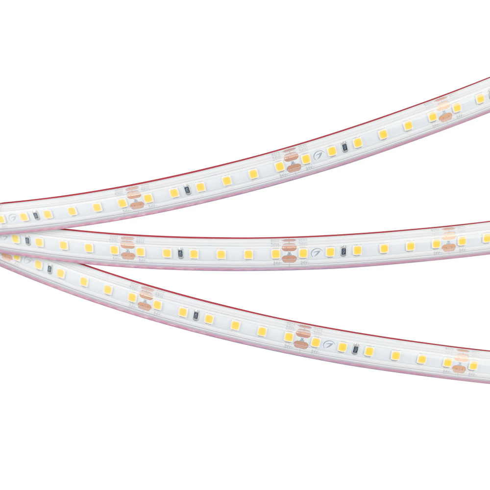 Светодиодная лента герметичная RTW-PS-A120-10mm 24V Warm2700 (9.6 W/m, IP67, 2835, 5m) (Arlight, 9.6 Вт/м, IP67) 028552(2)