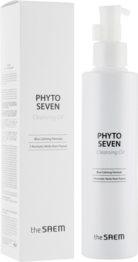 THE SAEM Гидрофильное очищающее масло с успокаивающим фито-комплексом Phyto Seven Cleansing Oil 200 ml.