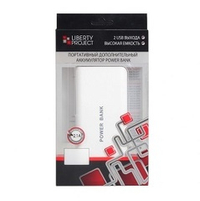 Портативный аккумулятор Liberty Project, 10 000mAh, Li-ion, белый
