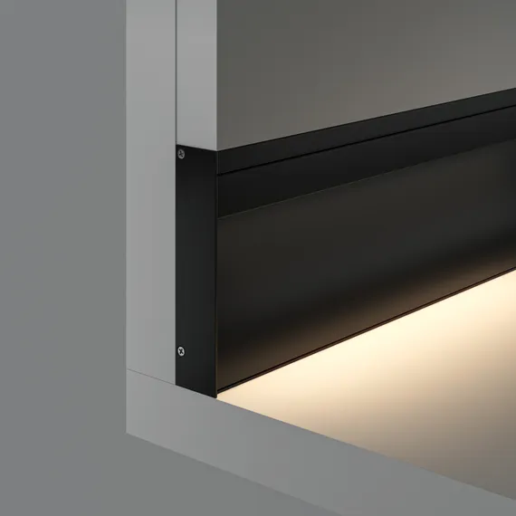 Алюминиевый профиль плинтус 80x18 (Черный, 2 м), ALM-8018-B-2M Led Strip alm-8018-b-2m