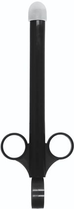 Черный шприц для введения лубриканта Lube Shooter (Цвет: черный)