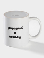 Кружка - хамелеон Доляна «Мечтай и улыбайся», 350 мл, керамика, белая