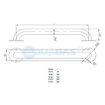ПР.200.1 Поручень гнутый 2,0м