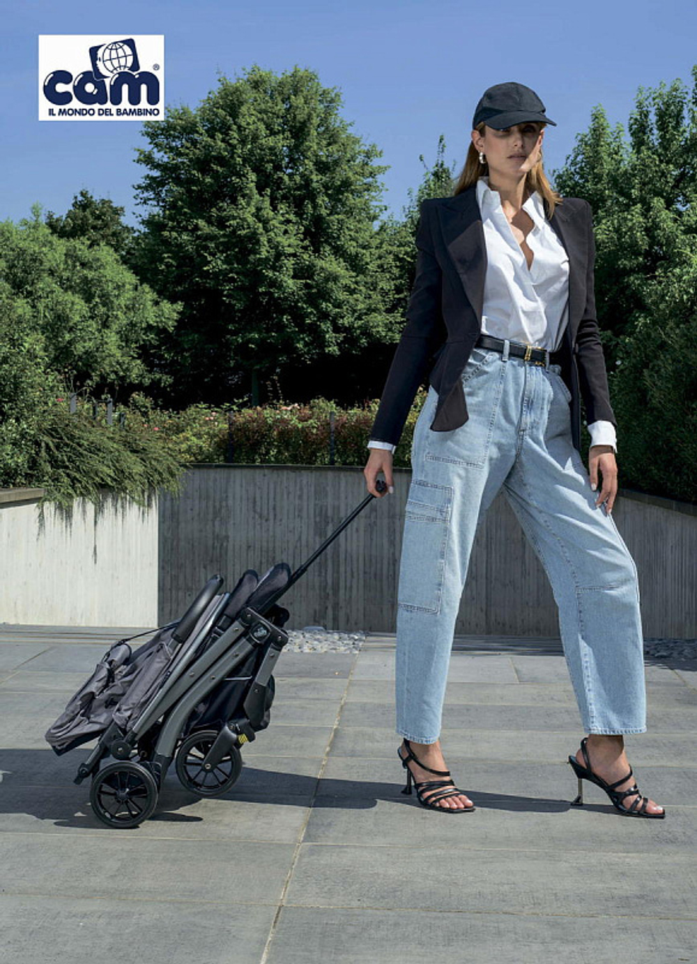 Прогулочная коляска Cam Compass 2.0 202 антрацит