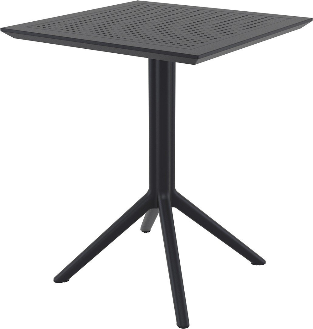 Стол пластиковый складной Siesta Contract Sky Folding Table 60, черный