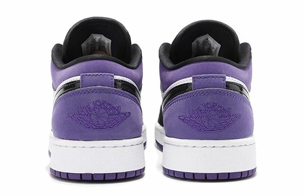 Кроссовки Jordan Air Jordan 1 Low Court Purple GS (Подростковая размерная сетка)
