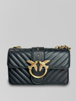 Сумка 8970 однотонная с золотой фурнитурой и длинной цепочкой