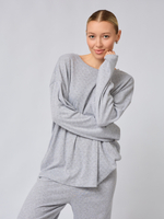 Пижама с брюками и лонгсливом " сердечки"