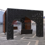 Пергола Шахерезада с резной скамейкой